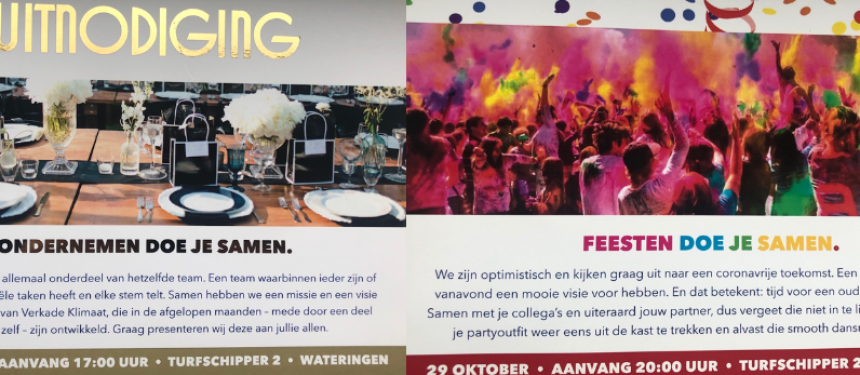 Ondernemen doe je samen, feesten doe je samen
