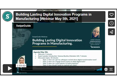 Webinar: Digital innovation in manufacturing